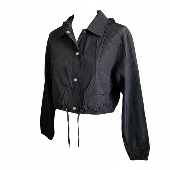 Forever 21 windbreaker crop jacket size medium - Picture 1 of 4